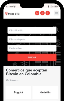 Comercios que aceptan bitcoin en Colombia APP